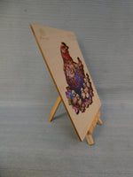 Jigfoxy Wooden Hens and Chicks 180 Piece Puzzle (Missing 1 Edge Piece)