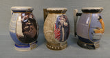Miller Brewing Norman Rockwell 2001 Collector Steins - Lot of 3