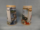 Miller Brewing Great American Achievements Collection Steins - Lot of 5