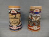 Miller Brewing Great American Achievements Collection Steins - Lot of 5