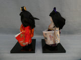Ichimatsu Sanogawa Japanese 9" Dolls - Set of 2