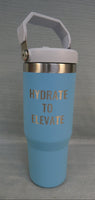 Hydrate to Elevate 30 oz. Stanley Classic Flip Tumbler - Like New!