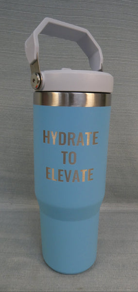 Hydrate to Elevate 30 oz. Stanley Classic Flip Tumbler - Like New!