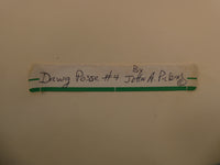 Dawg Posse #4, signed by John A. Pickens, Matted and Framed Original Art