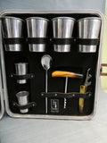 Portable Pub by Londonaire w/Aluminium and Bakelite Accessories