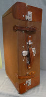 Vintage Gold Leaf 34" Rolling Suitcase