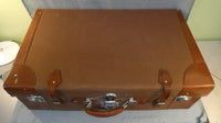Vintage Gold Leaf 34" Rolling Suitcase
