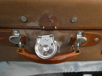 Vintage Gold Leaf 34" Rolling Suitcase