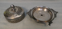 Meriden Britannia Co. Silver Plate Dome Butter Dish 4974
