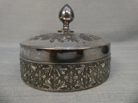 Meriden Britannia Co. Silver Plate Dome Butter Dish 4974