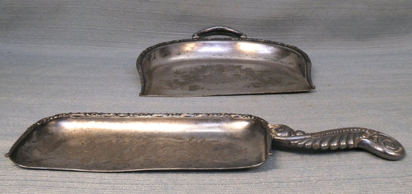 Meriden B. Co. Quaduple Plate Crumb Catchers - Lot of 2