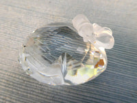 Swarovski Silver Crystal Heart with Bow Paperweight
