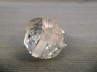 Swarovski Silver Crystal Heart with Bow Paperweight
