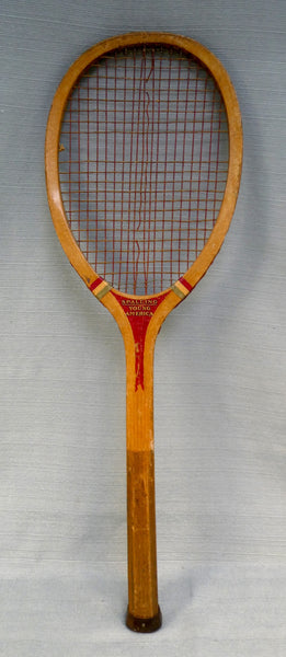 Vintage Spalding Young America Wooden Tennis Racket