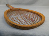 Vintage Spalding Young America Wooden Tennis Racket