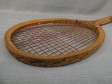 Vintage Spalding Young America Wooden Tennis Racket