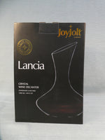 JoyJolt Lancia 40 oz. Crystal Wine Decanter - Brand New!