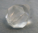 Cobalt Blue Cut to Clear Bohemian Rose Cruet with Stopper