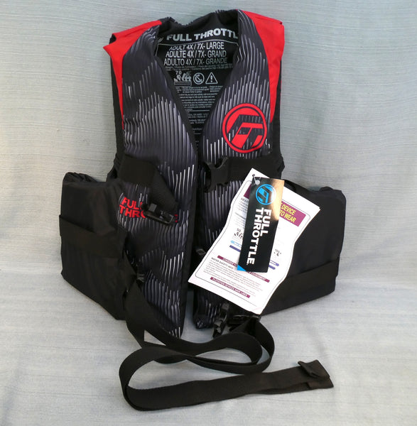Full Throttle Flotation Vest 4X / 7X Large - New with Tags!