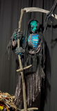 8' Skeleton Grim Reaper Animatronic Decoration
