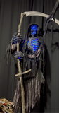 8' Skeleton Grim Reaper Animatronic Decoration