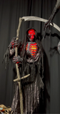 8' Skeleton Grim Reaper Animatronic Decoration
