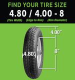 Slime Extra Strong Self-Sealing Tube (Fits Tire 4.80/4.00-8) - Brand New