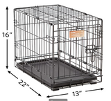 MidWest iCrate 1-Door Folding Crate, X-Small - Like New!