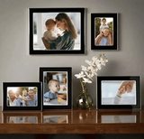 Mikasa Home Accents 5 Black/Silver Frame Set - Brand New!