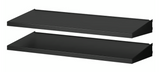 IKEA Bror 2x Black 33.5" x 15.75" Shelves 005.704.20 - Brand New!