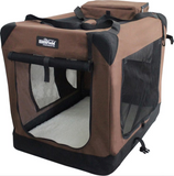 EliteField Soft Dog Crate, Medium (36" x 24" x 28" h), Brown - Brand New!