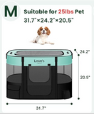 Love's Cabin Foldable Pet Soft Crate - M, Gray - Brand New!