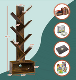 Yoobure Tree Bookshelf, Brown - Brand New!