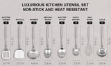 Leidawn Carbon Steel 12.8" Wok with Tools Set - Brand New!