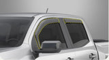 Tape-on Window Visor Wind Deflectors For 2021 Nissan Frontier - Brand New!