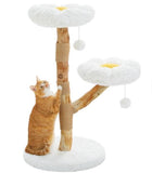 Flower Tree Cat Tower with Scratching Post