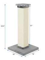 Frisco 33.5" Cat Scratching Post, Gray, #163749 - Brand New!