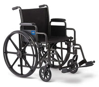 Medline Guardian K1 Manual Wheelchair, 18" Seat, 300 lb. Capacity - New!