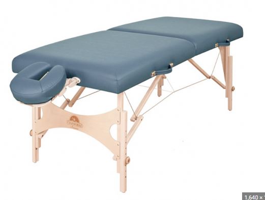 Oakworks Nova Portable Gray Massage Table with Carrying Case