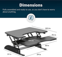 Varidesk ProPlus 30 Adjustable Height Desk Converter