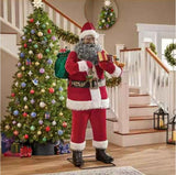 6 ft. Home Accents Animated Singing Christmas Santa - New in Box!