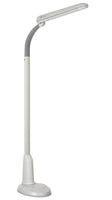 Ottlite Dove Grey Flexible Floor Lamp