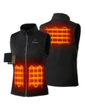 Ororo Women's Heated Fleece Vest - XS, Black - Brand New