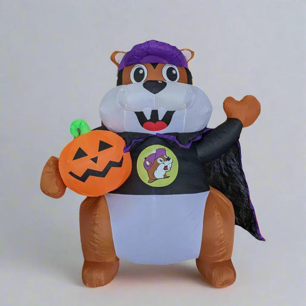 6 Foot Halloween Buc-ee Beaver Inflatable - Brand New!