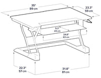 Ergotron WorkFit-T Standing Desk Converter - Brand New!