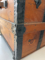 Antique 1873 Gorgeous Dome Top Trunk