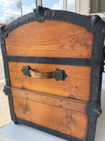 Antique 1873 Gorgeous Dome Top Trunk