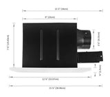 BV Ultra Quiet 90 CFM Bathroom Exhaust Fan BV-BF-01