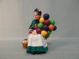 1980s Royal Doulton Balloon Sellers - Lady and Girl, Lot of 2