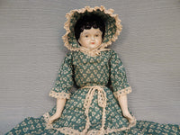 Vintage 17" Porcelain Doll, Marked #5